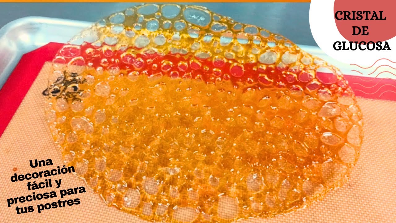 CRISTAL de GLUCOSA /Técnica de decoración para que tus Postres y Bizcochos se luzcan/Súper FACIL!!