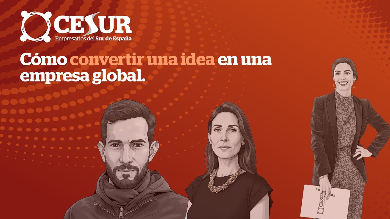 Rocío Trujillo (Fever) y Arturo Rodríguez (Glovo) en la jornada empresarial De lo global a lo local