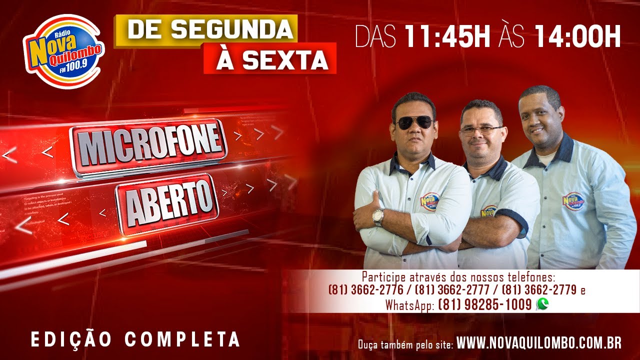 PROGRAMA MICROFONE ABERTO | 26/02/2026
