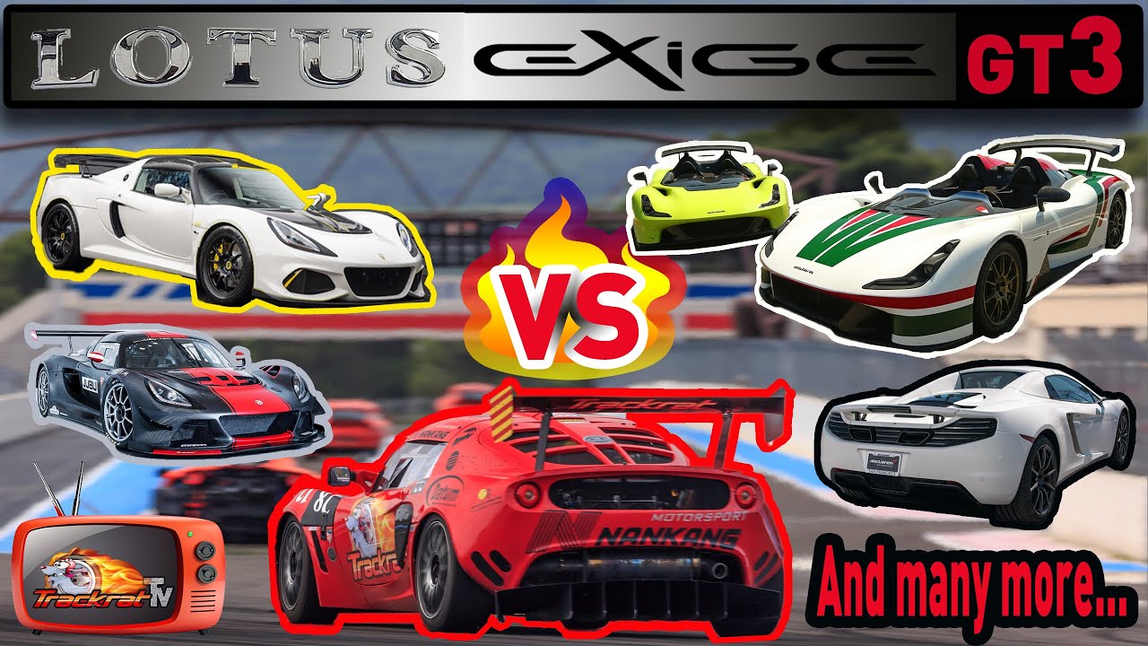 [4K] Lotus Exige vs Dallara Stradale