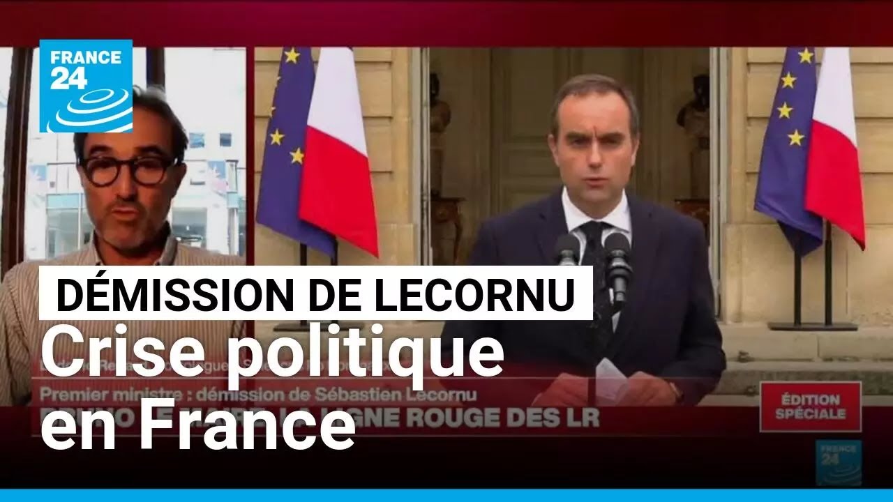 D&eacute;mission de Lecornu : la France s'enfonce dans une crise politique &bull; FRANCE 24