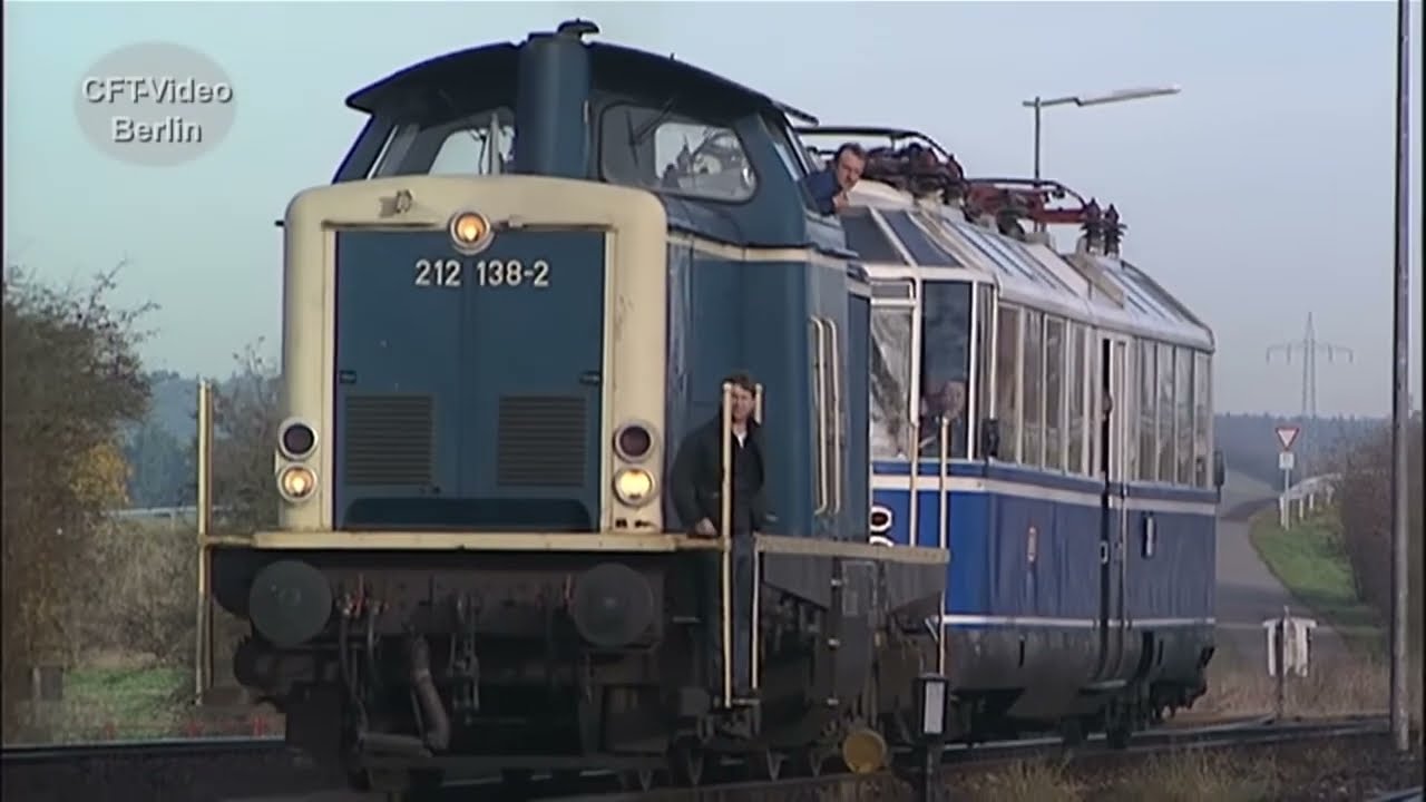 Der gläserne Zug bei der Trossinger Eisenbahn.
