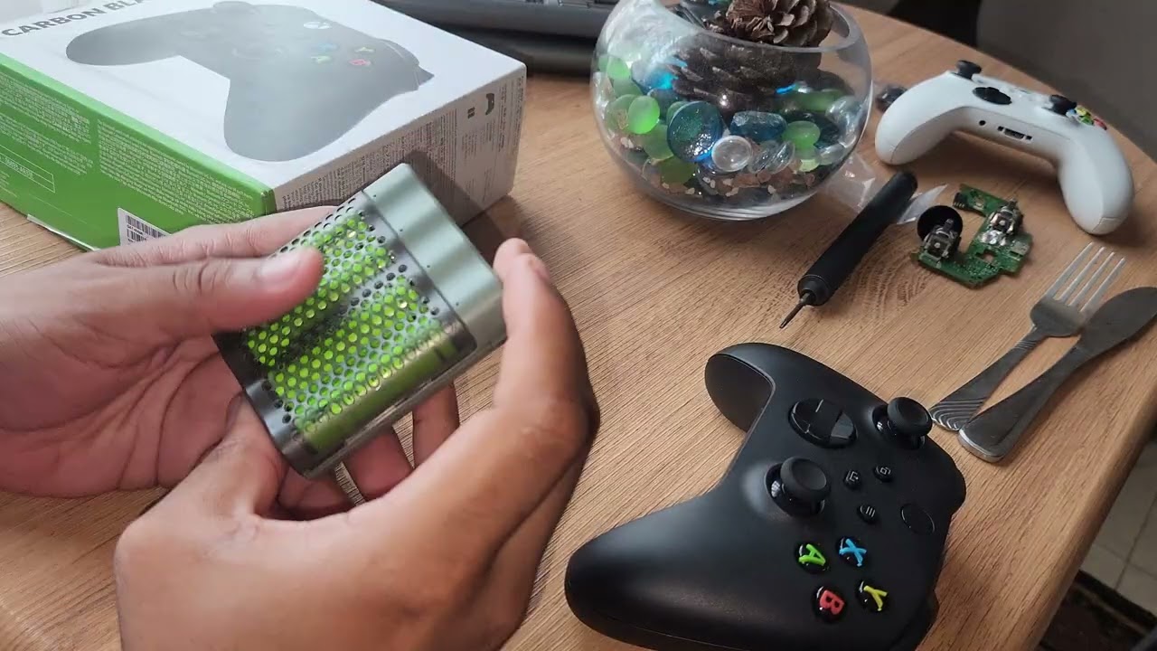 Mando de xbox nuevo más instalación de las gomistas del analogico