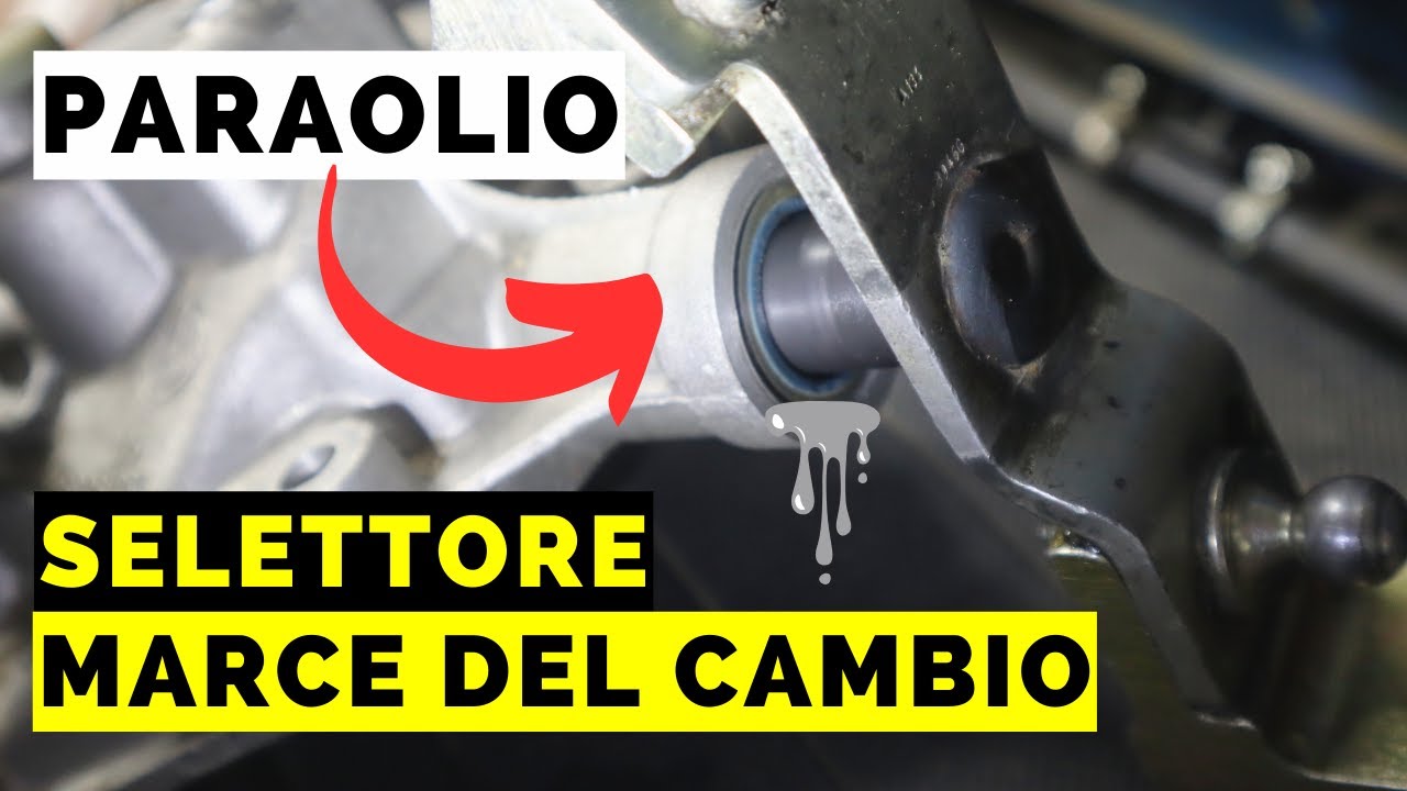 Sostituzione PARAOLIO del SELETTORE MARCE del cambio della Panda