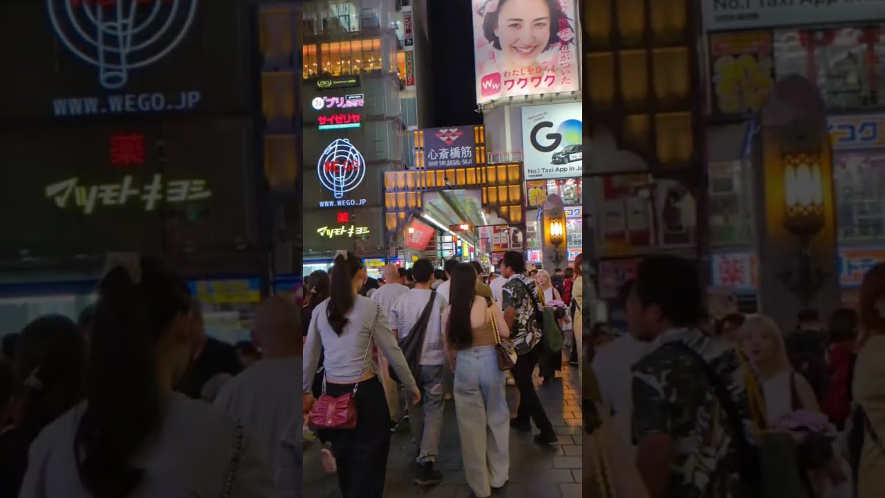 live Dotonbori at Night: Chaos & Lights 🌟 | LIVE from Osaka’s Most Iconic Street