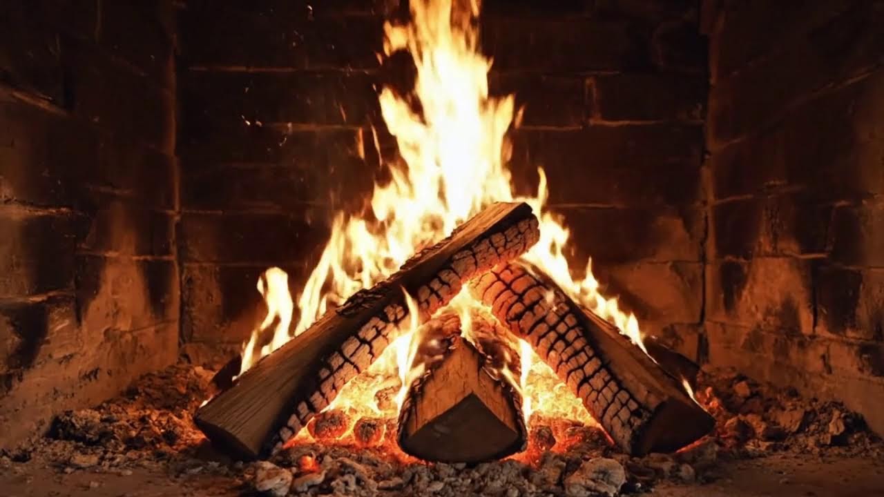 🔥 Fireplace Live 24/7 🔴 | Warm Fire Crackling Sounds | Relax & Sleep