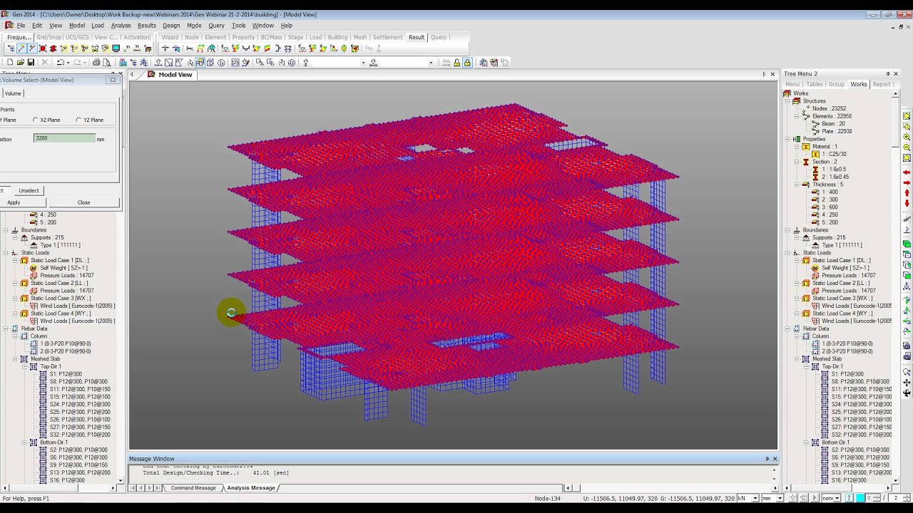midas Gen Basic Training on Numerical Modelling of Buildings - BIM