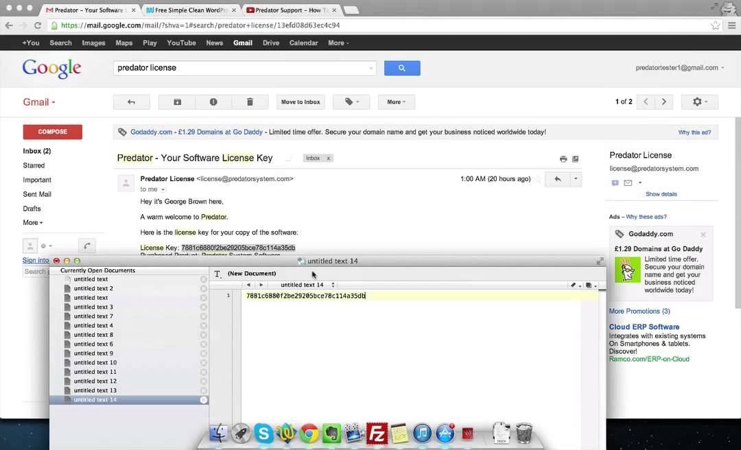Predator Support - How To Locate Your Software License Key