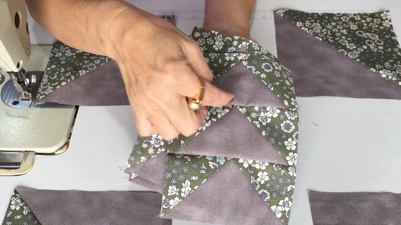 APENAS 3 Passos para COSTURAR um BLOCO de PATCHWORK Lindíssimo e FÁCIL