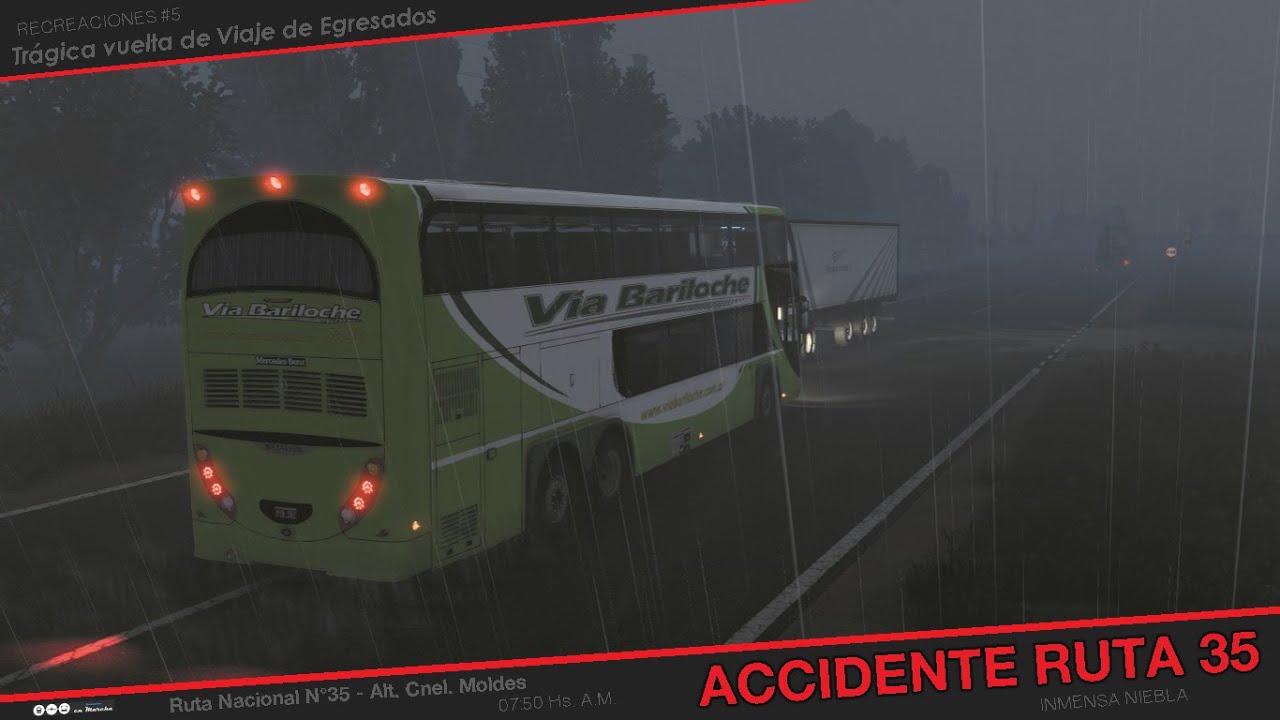 Tr&aacute;gico Regreso de Viaje de Egresados | Accidente de V&iacute;a Bariloche - 2015 | Recreaci&oacute;n