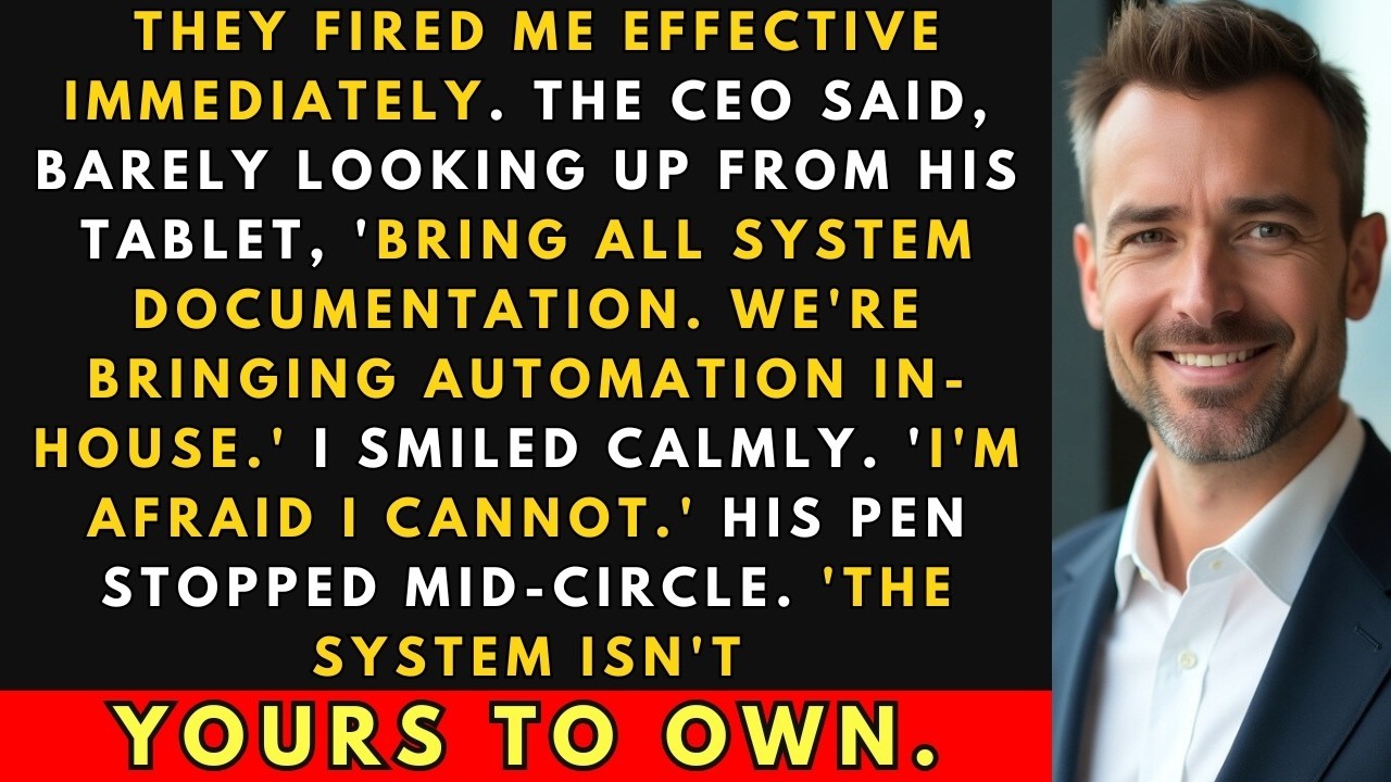 The CEO Fired Me and Demanded My System — I Shut Down His Entire Network | CORPORATE REVENGE