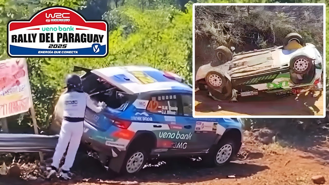 BIG DRAMA | WRC UENO RALLY DEL PARAGUAY 2025 ● SATURDAY MORNING LOOP 