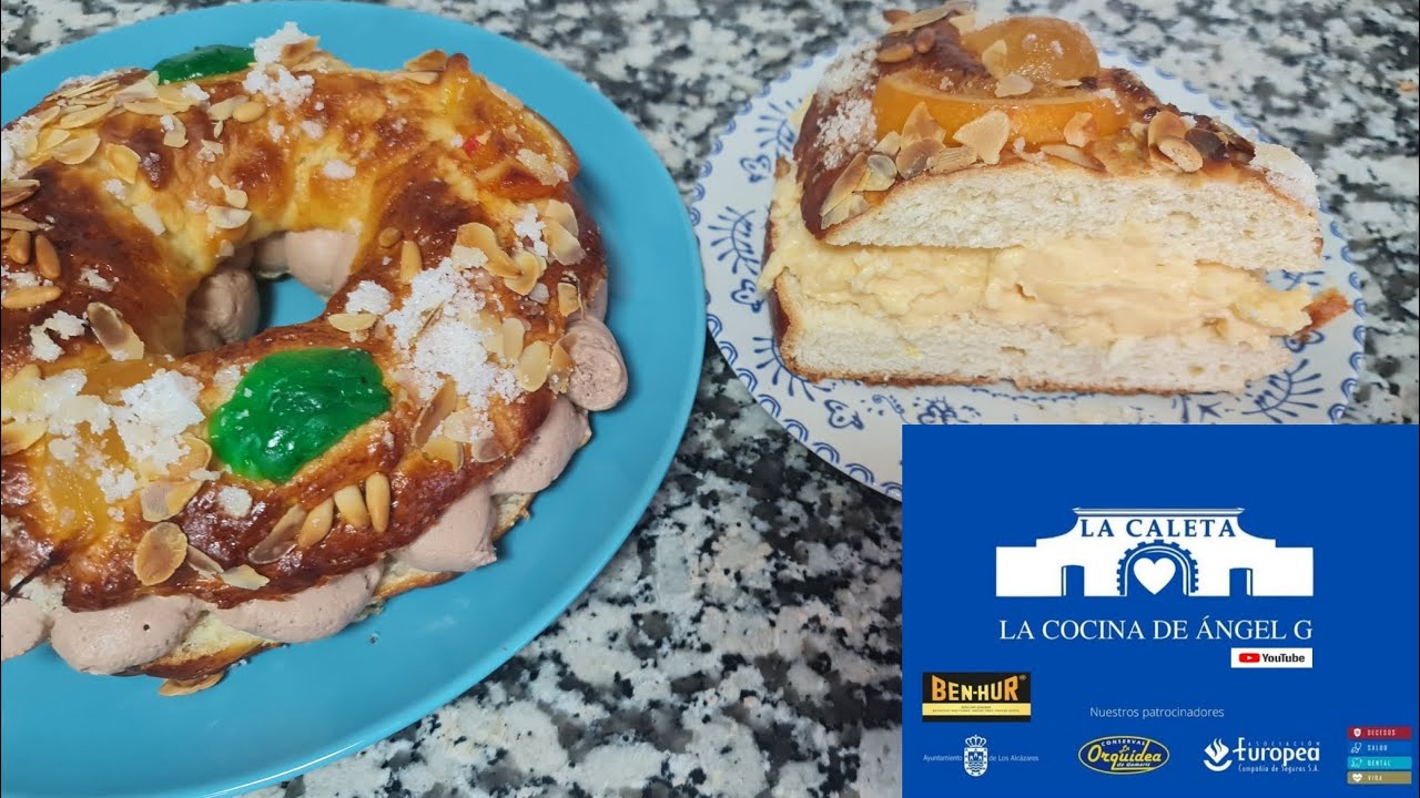 Rellenos Roscón de Reyes crema o nata y chocolate