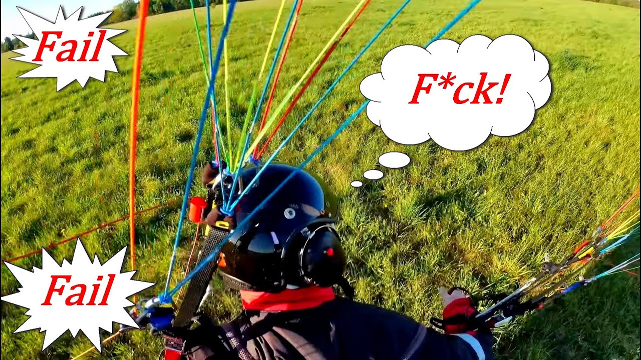 Unforgettable Paramotor Takeoff Mistakes, PPG Flying & Paramotor F**k Foot Launch
