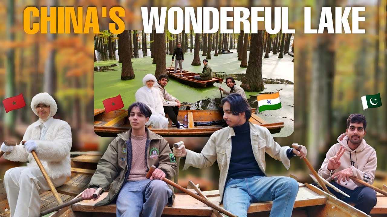 International Students visiting CHINA'S Most famous Luyang Lake || 渌洋湖湿地公园 || #china #vlog