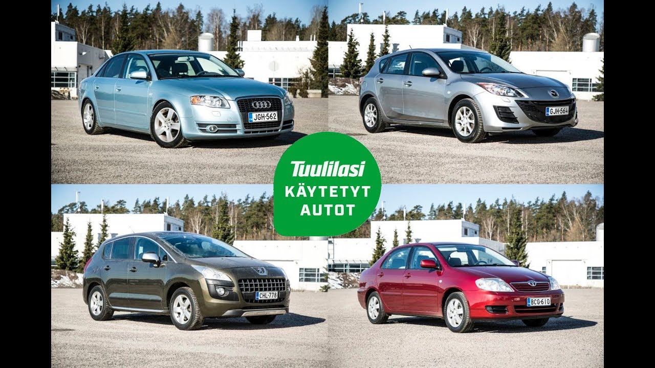 Käytetyt ongelmatapaukset (8 000-10 000 €): Audi A4 / Mazda 3 / Peugeot 3008 / Toyota Corolla
