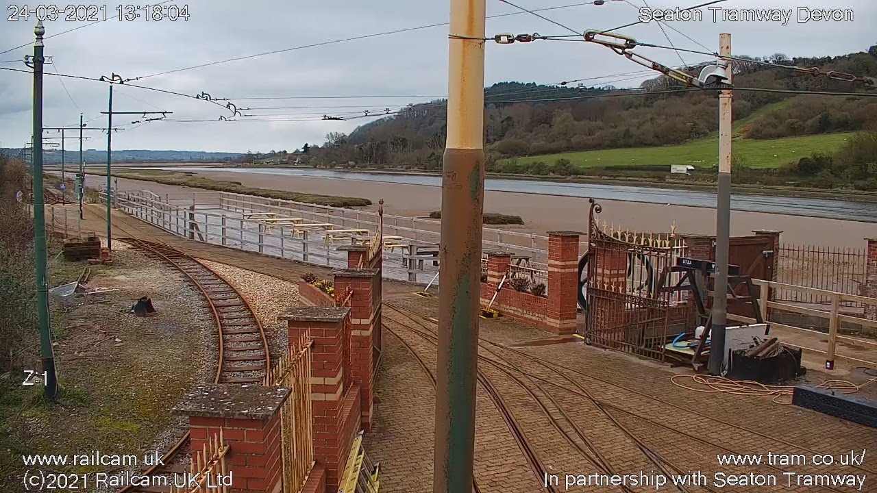 Riverside Depot Camera, Seaton Tramway, Devon UK | Railcam LIVE & Seaton Tramway