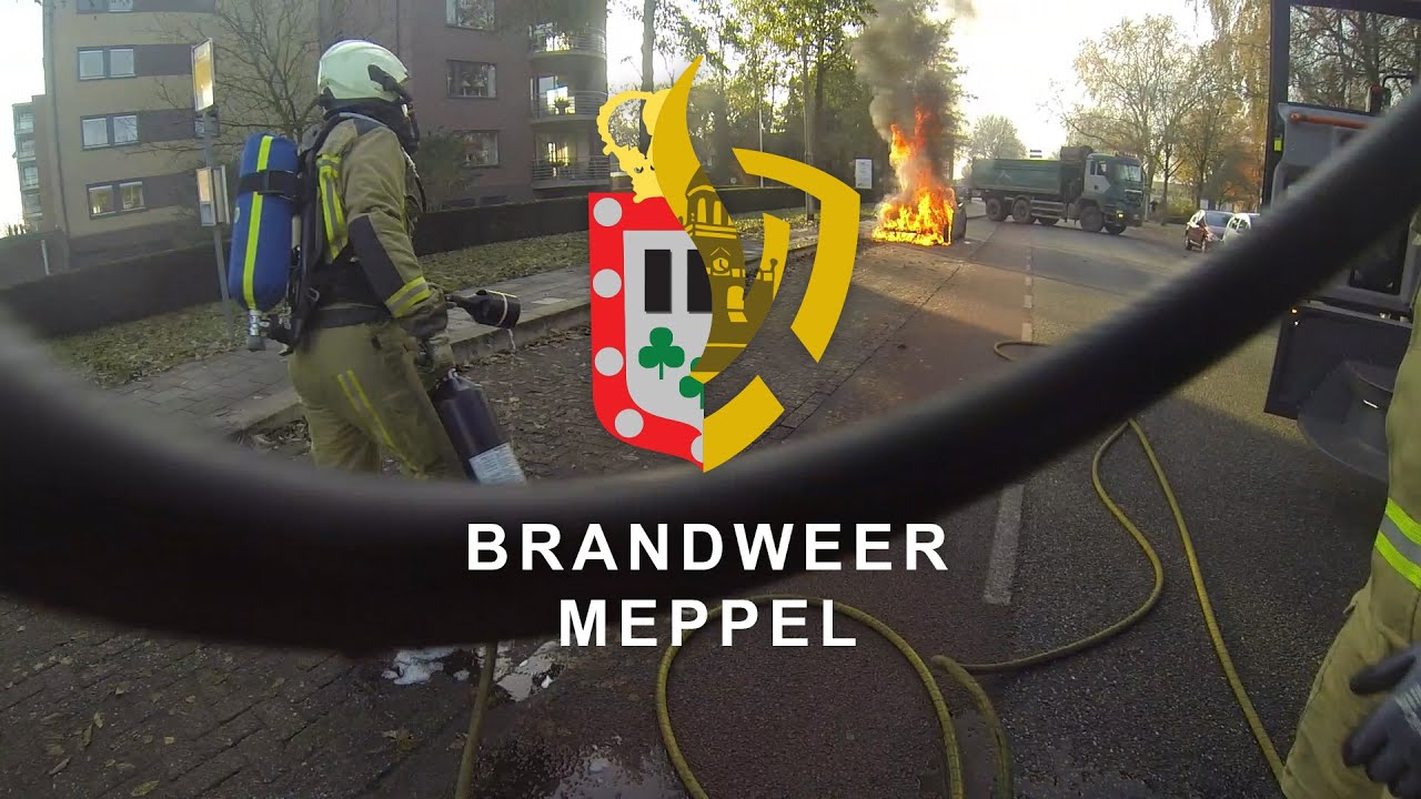 Brandweer Meppel - Autobrand