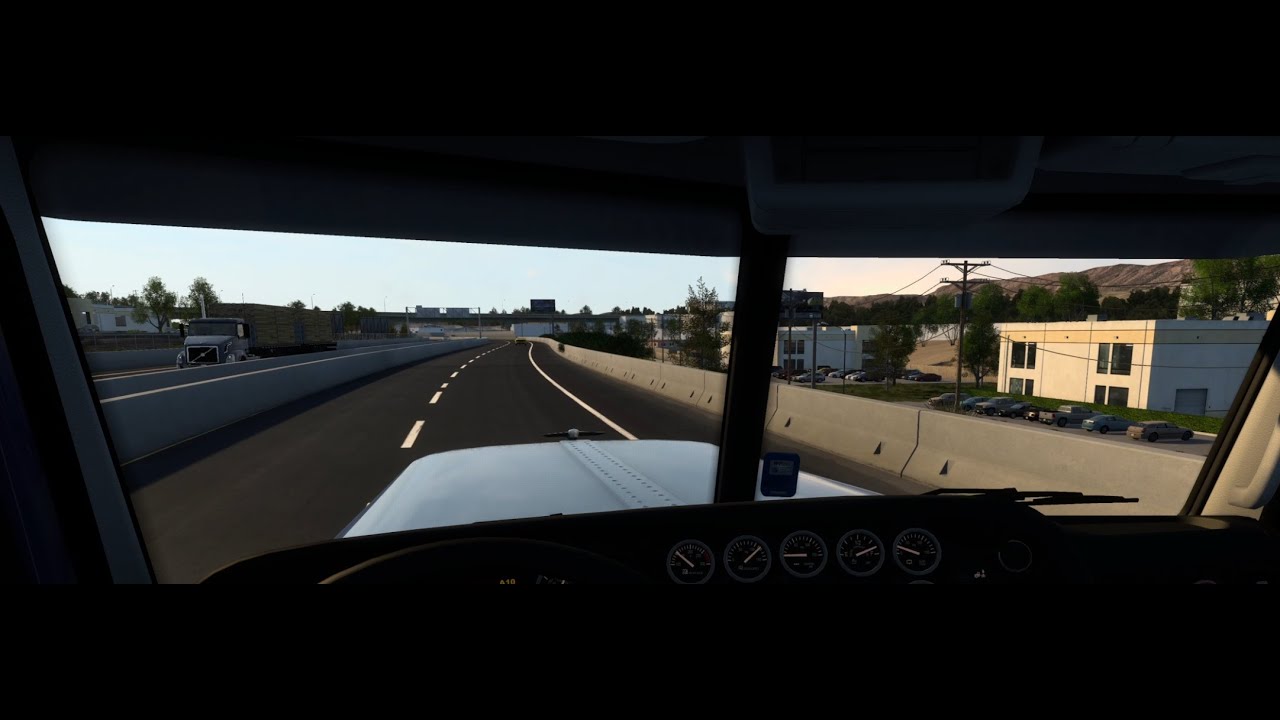 미국트럭시뮬레이터 무빙컨테이너 배달 레노에서 원네뮤카(ATS Moving Container  Reno to Winnemucca)