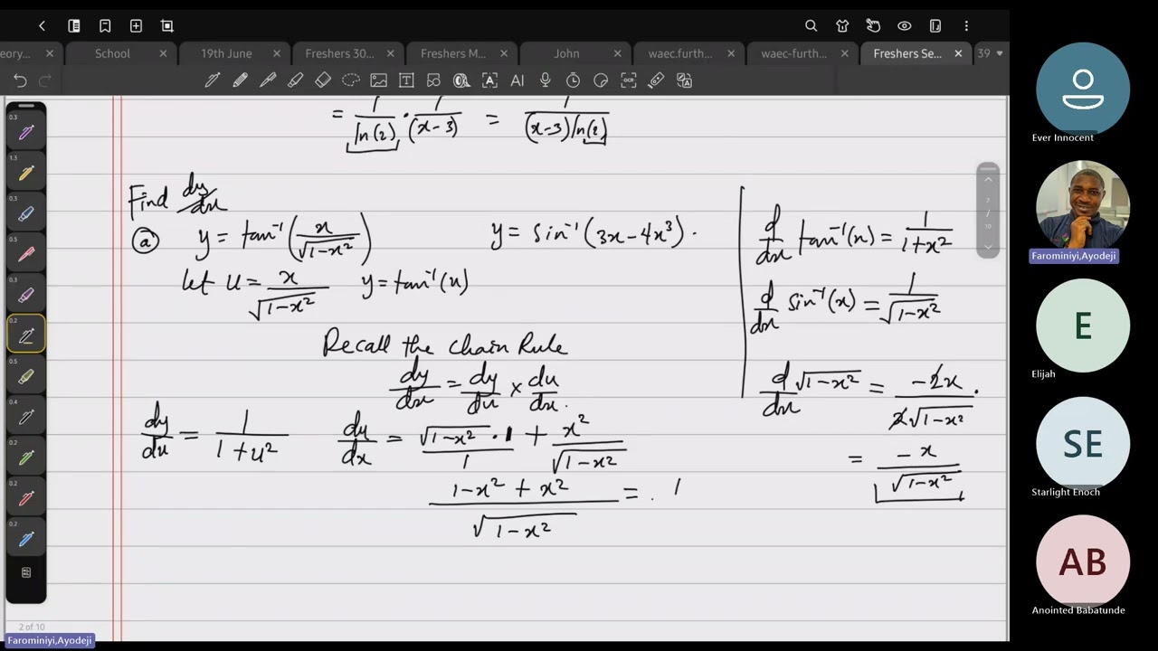 Virtual Office Hours (MTH 102) Vol 3