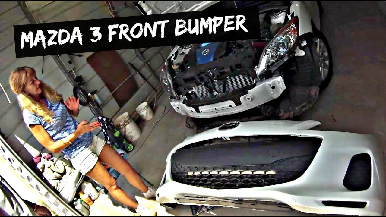 How to Remove and Replace Front Bumper Cover on Mazda 3 2010 2011 2012 2013