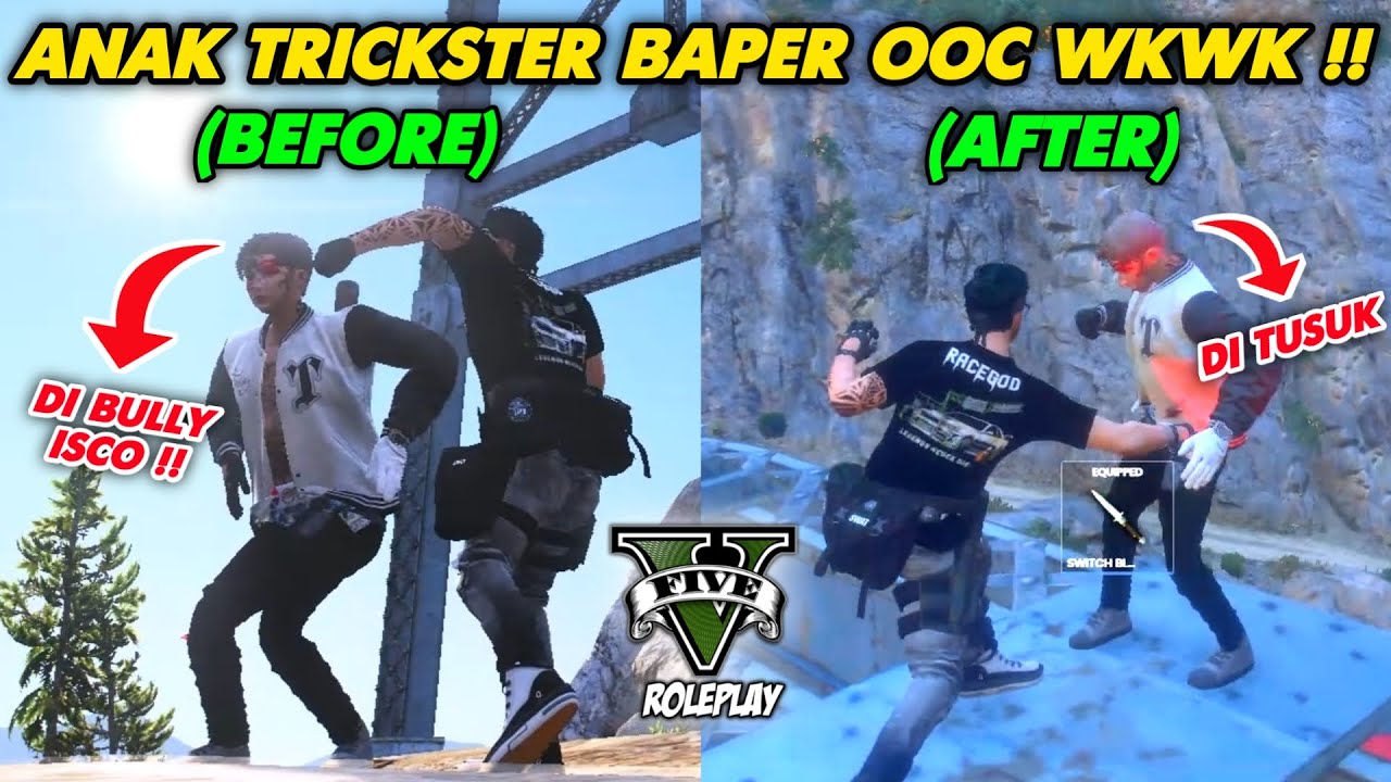 ANAK TRICKSTER YANG BEPER OOC WKWK !! ISCO OSPEK LAGI & BIKIN MENTALNYA ROHIM KUAT !! GTA V ROLEPLAY