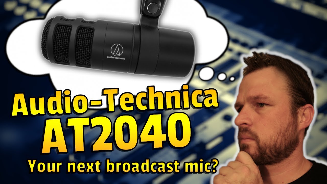 Audio Technica AT2040, Best Budget Broadcast Mic? | Mic Review & Test