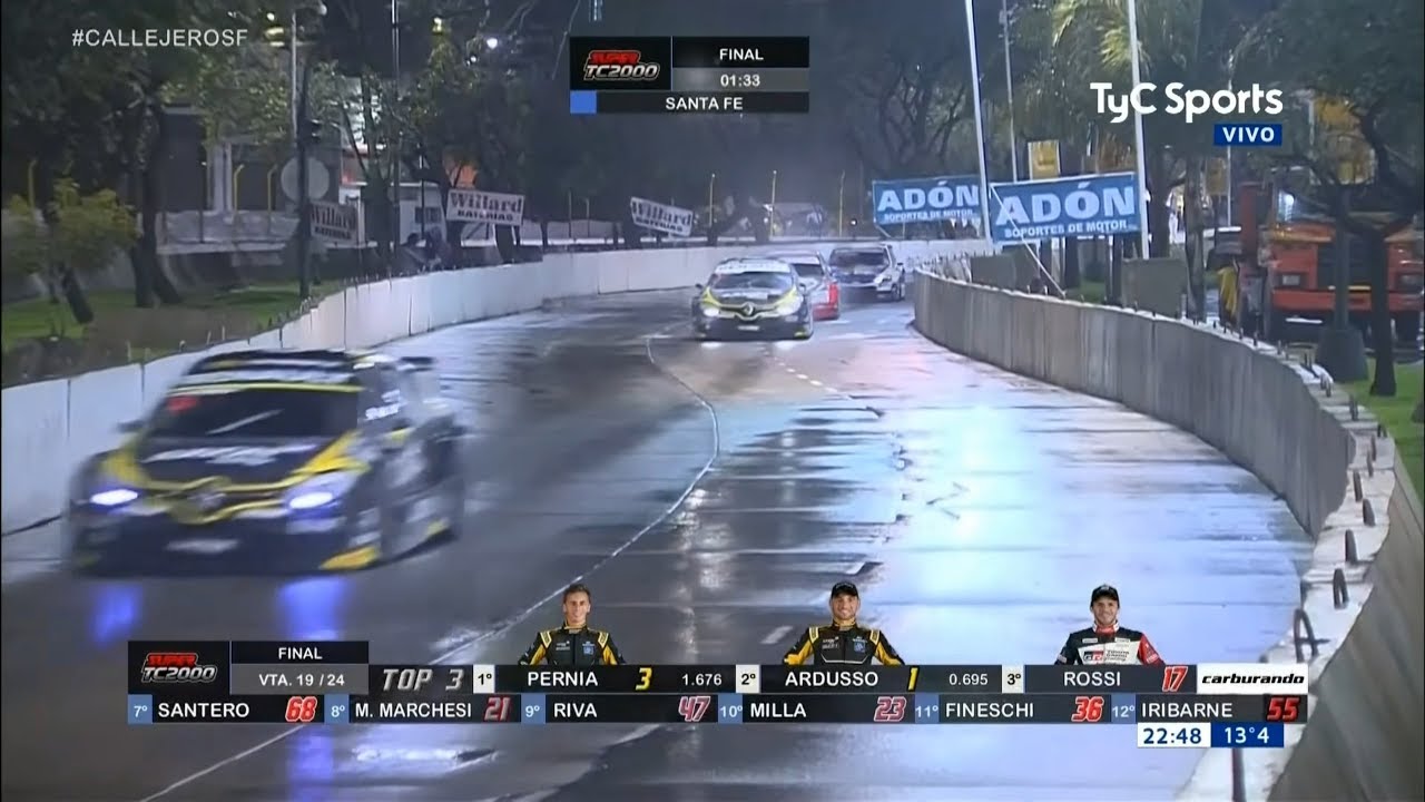 S&uacute;per TC 2000 2018. Final 1 Circuito Callejero Santa Fe Ciudad. Final Laps