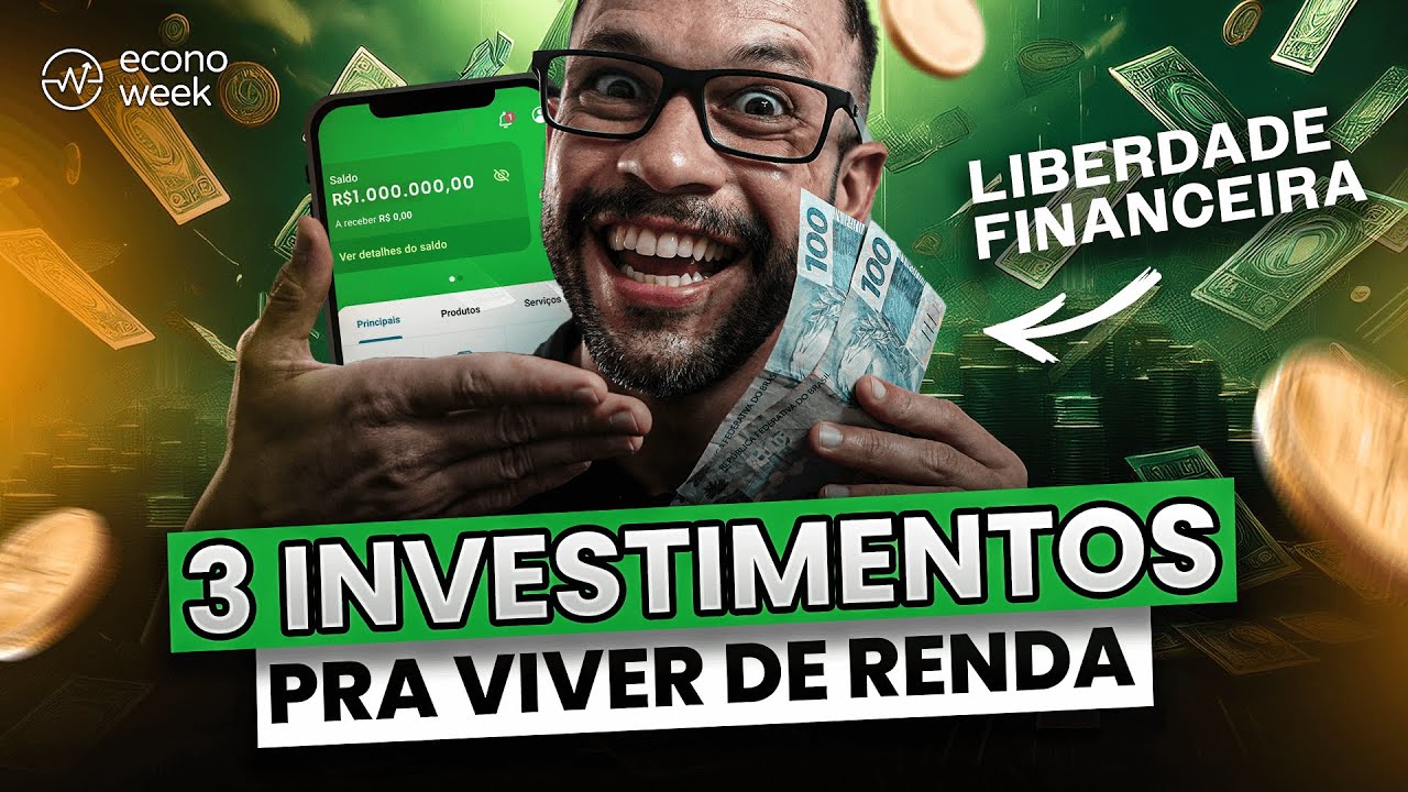 Como VIVER DE RENDA com Ações, Tesouro Direto e Fundos Imobiliários? Qual RENDE MAIS? VALE A PENA?