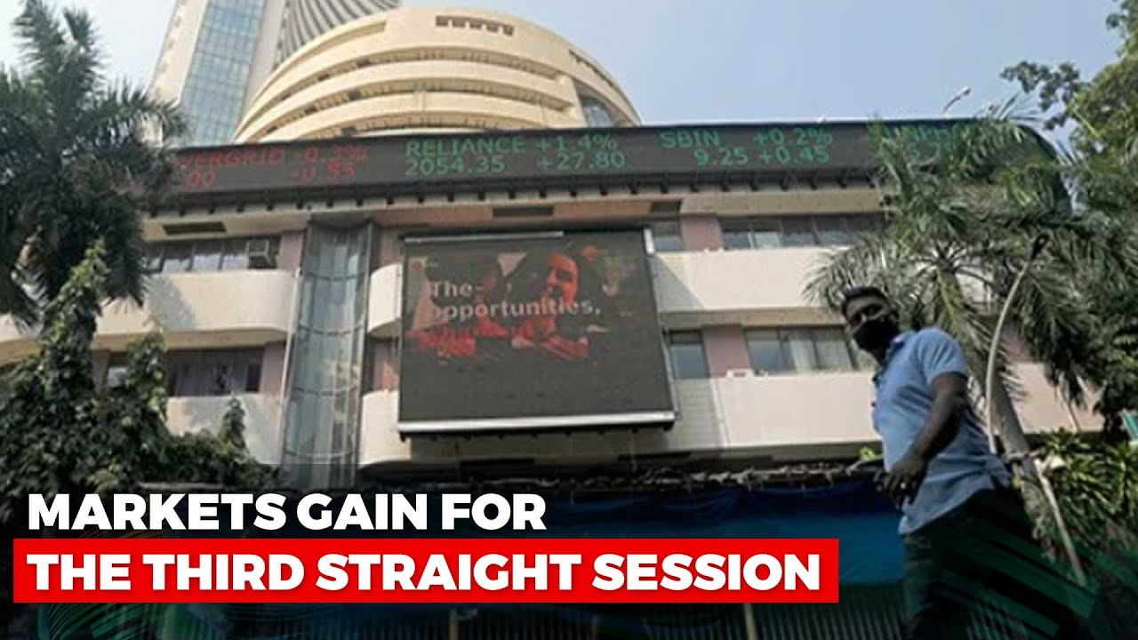 Sensex, Nifty Extend Gains For Third Day; Tech, Metal Stocks Shine