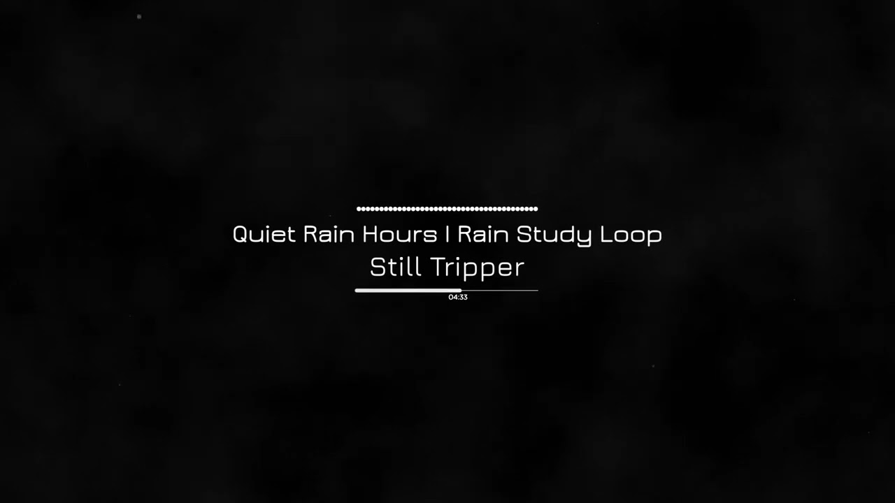Rain Hours | Track 18 | Rain Study Loop #studymusic #ambientrain #backgroundsound #natureambient