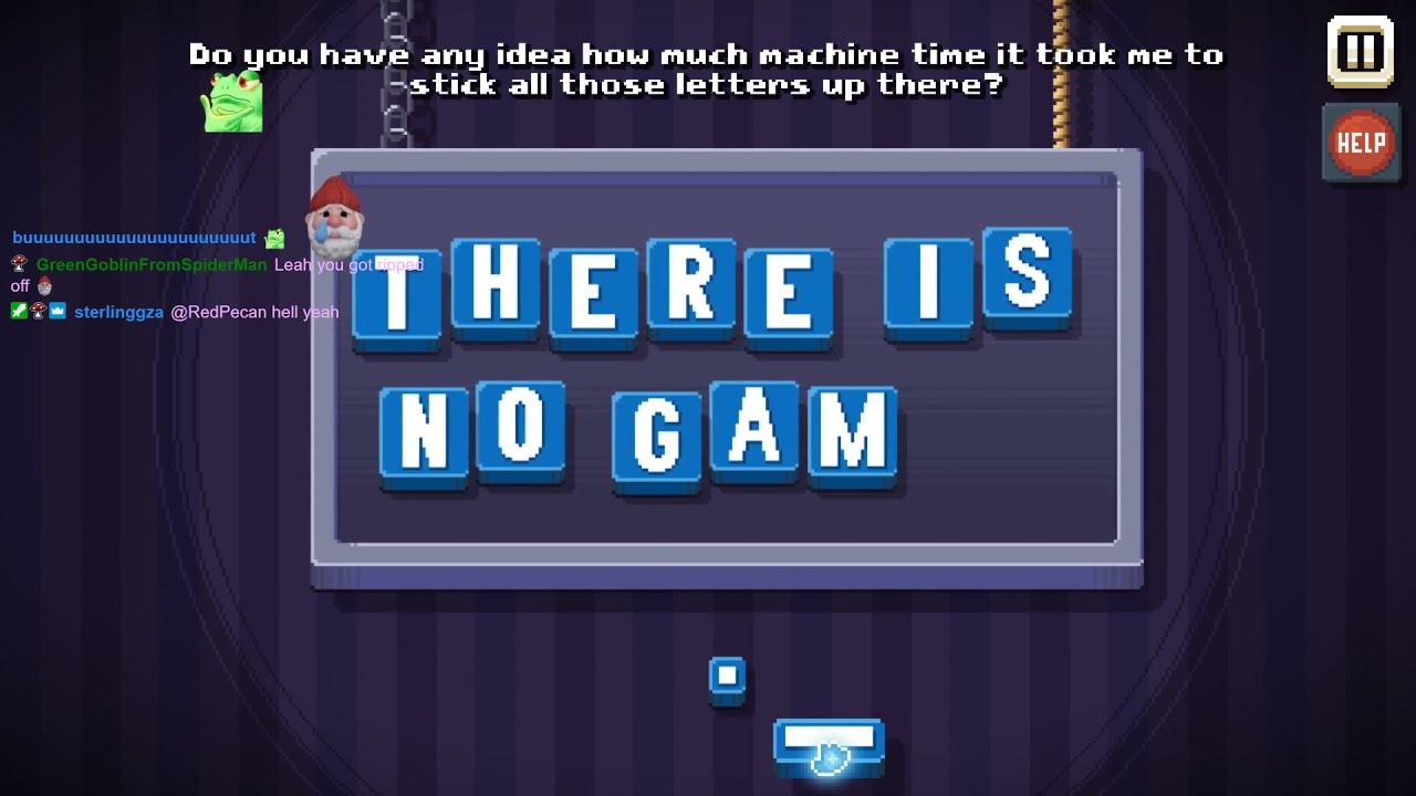 Leahbee Streams There Is No Game: Wrong Dimension &middot; 04/15/21 &middot; no game? 🤔💭