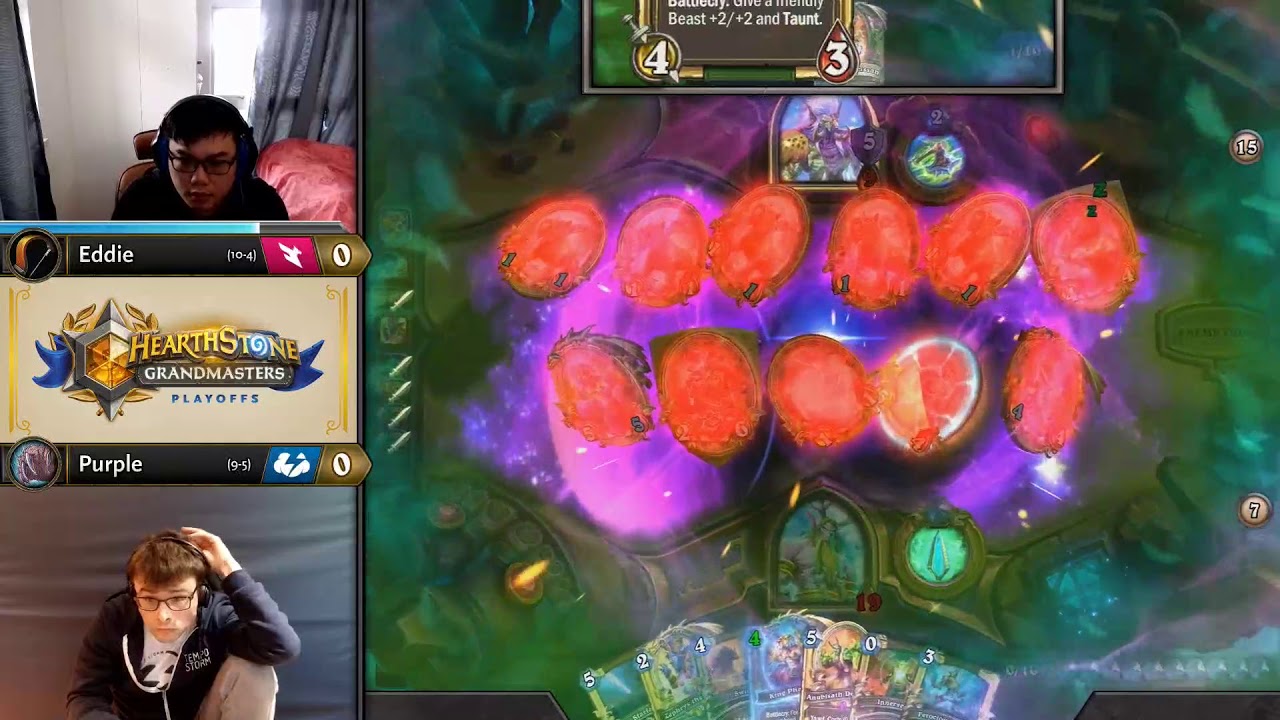 Eddie vs Purple - Semifinals - Hearthstone Grandmasters Americas S2 2019 Playoffs