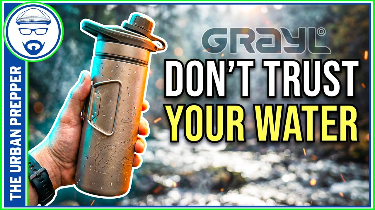 GRAYL Titanium Purifier Hands-On - Cleans Water in Seconds!