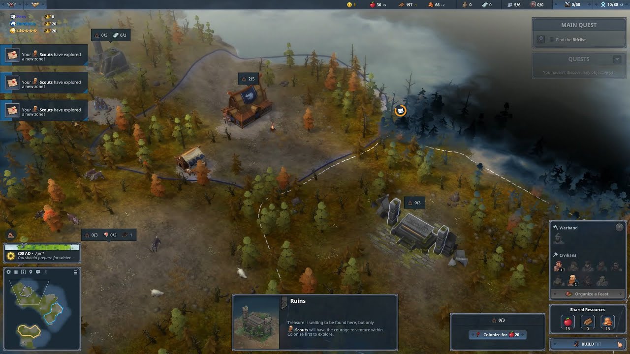 Northgard: Bifröst 05 - Slidrugtanni (1st Map)