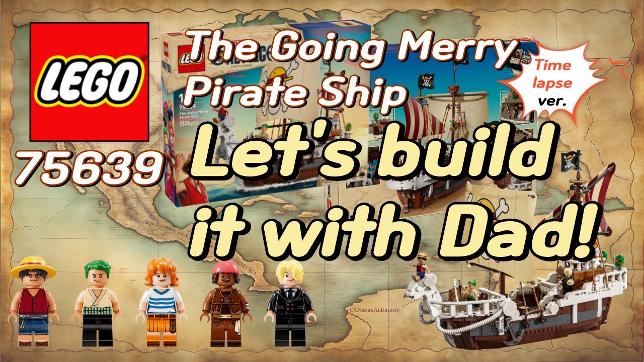 Build With Me: LEGO 75639 The Going Merry Pirate Ship (So Relaxing!/Time-Lapse ver.)