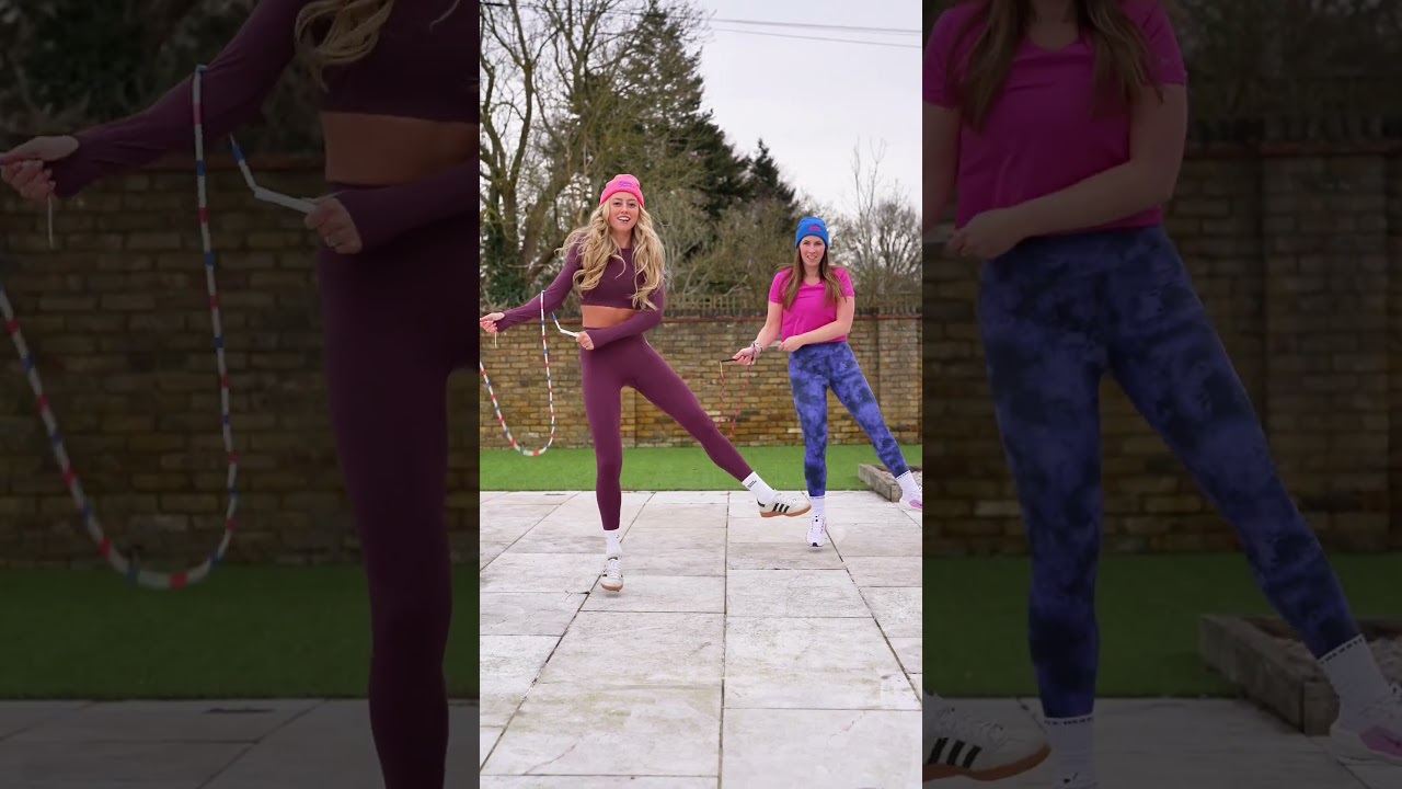 In sync with @jumpropesisters 👯&zwj;♀️ #apt #skipping #jumprope #duet #sync