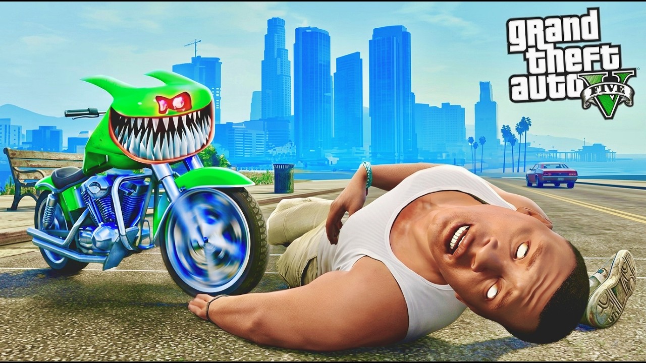 GTA 5 : The Cursed Killer Bike Come Back Again And Attack Inside Franklin's House😱 | Gta 5 tamil