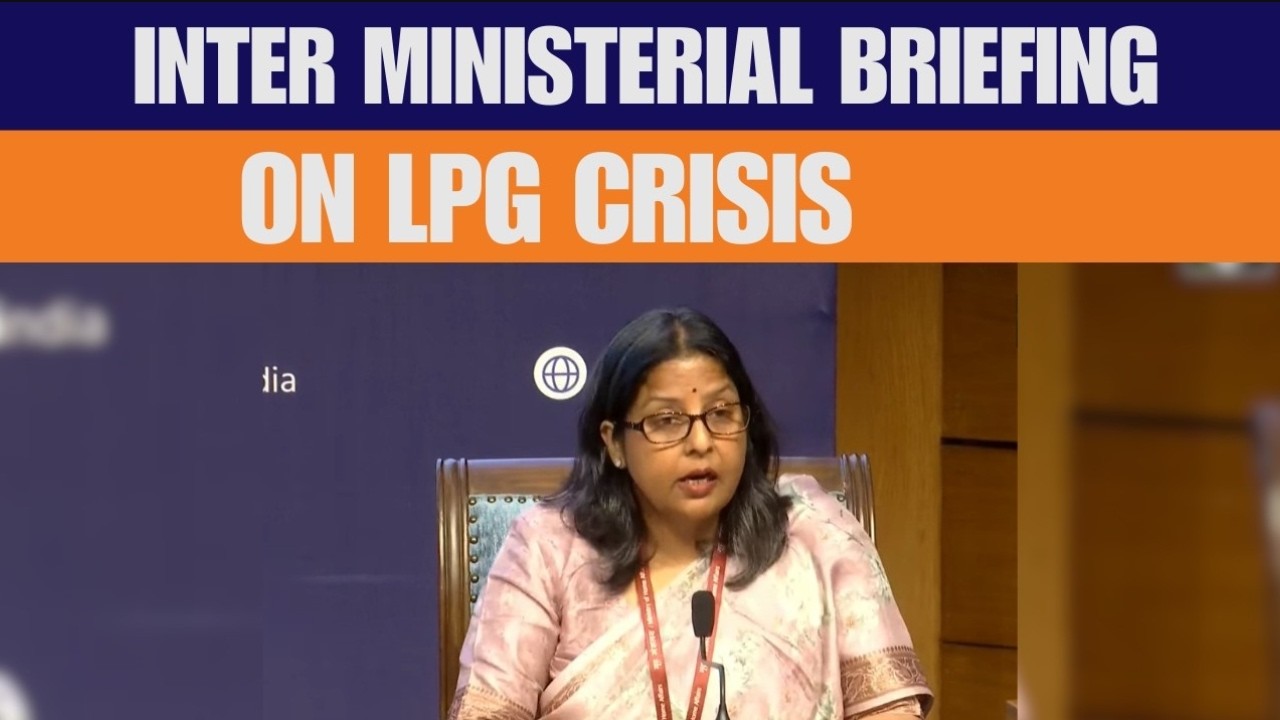 LIVE: Inter-Ministerial Briefing On LPG Supply Amid Global Oil Crisis | Key Updates