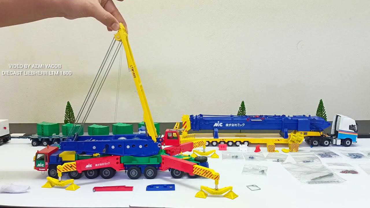 Part akhir- Pemasangan mobile crane LTM 1800