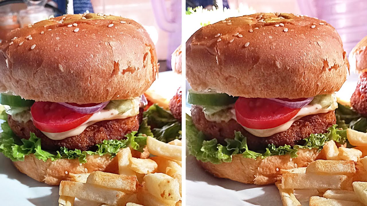crispy allu tikki burger ramadan special 2023#burgers #kitchenside #Ramadan2023