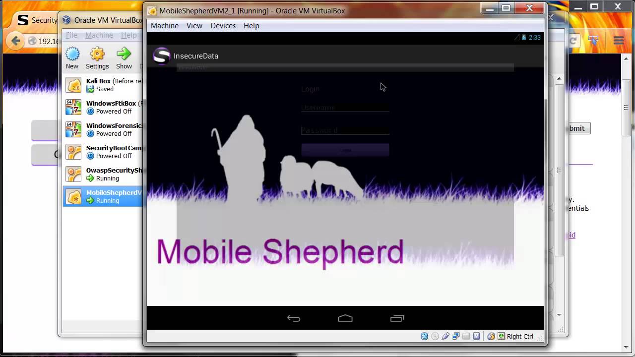 OWASP Security Shepherd Mobile Insecure Data Storage Lesson Walkthrough
