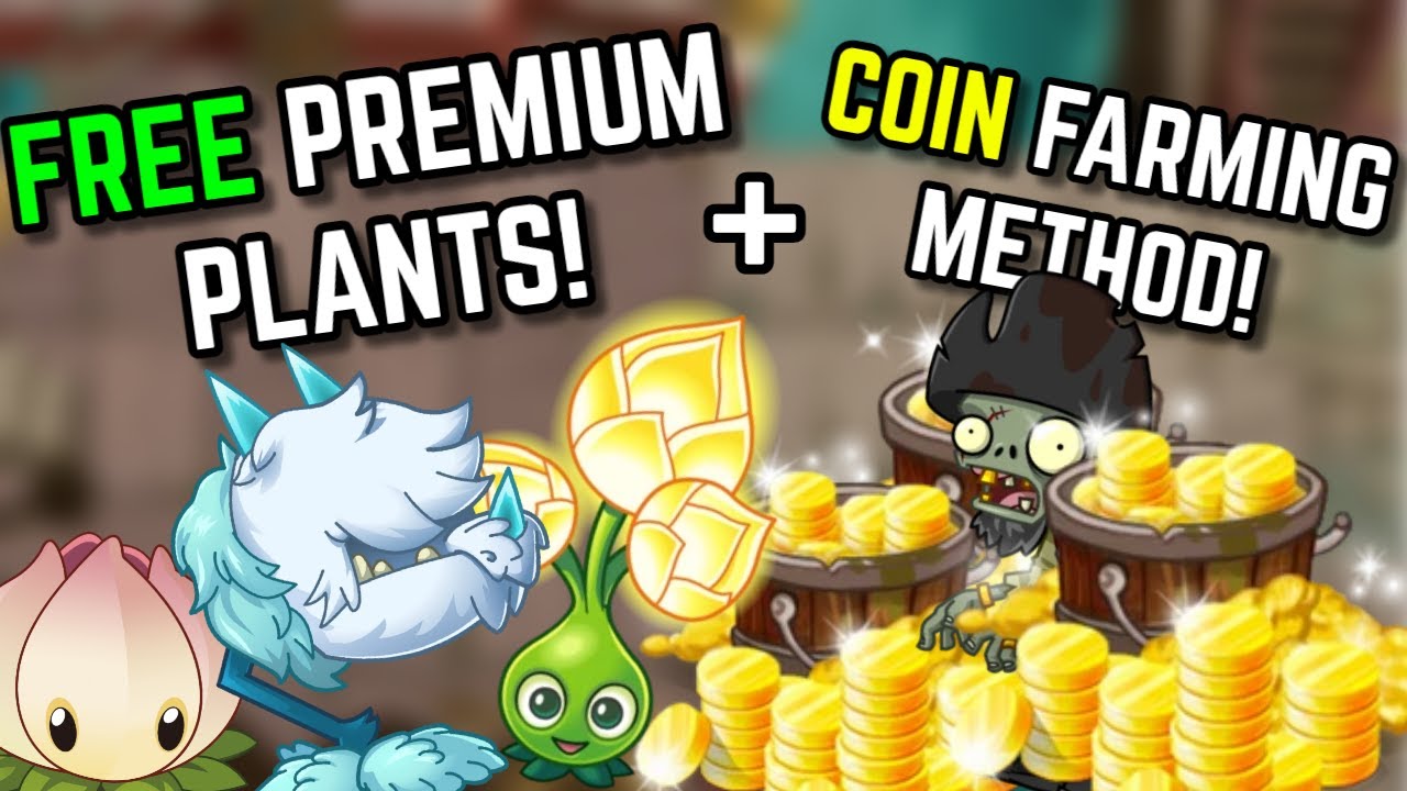 Как получить премиум-растения БЕСПЛАТНО + Лучший метод добычи монет | Plants vs. Zombies 2