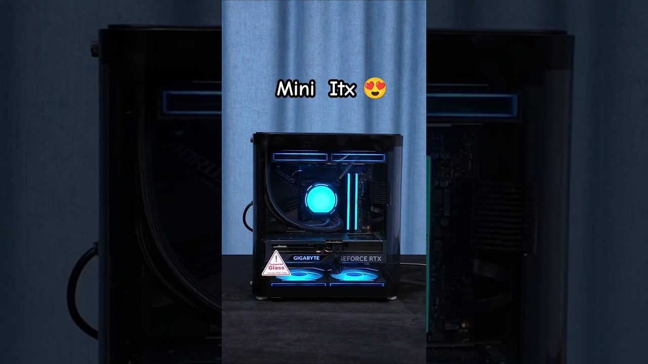 Powerful mini itx 🤏 gaming pc build Intel i5 14600kf 🔥 rtx 4070ti super 💪 