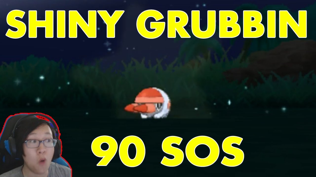 Shiny Grubbin! 90 SOS Chain Encounters | Pokemon Sun/Moon