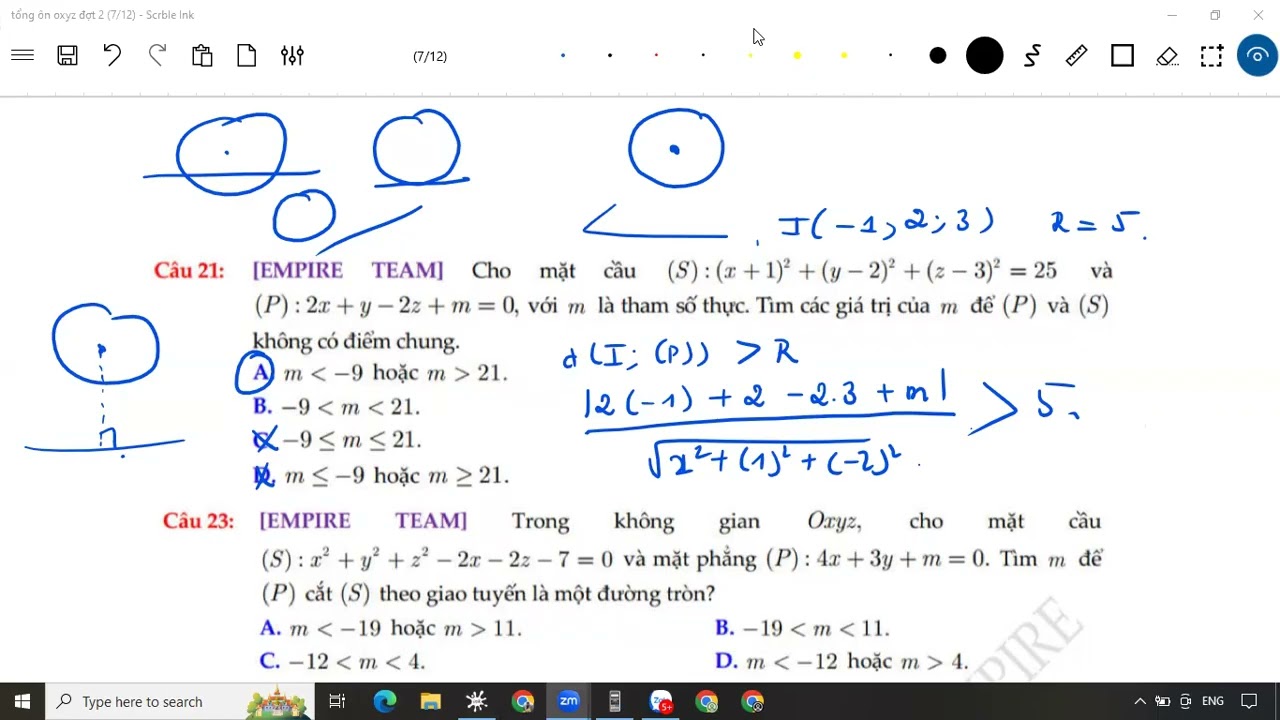 TỔNG ÔN OXYZ PHẦN 2