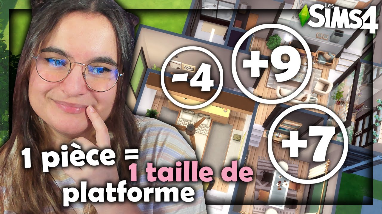 ☾ 1 pièce = 1 taille de platforme 🛠️ | Challenge - Sims 4 ☽