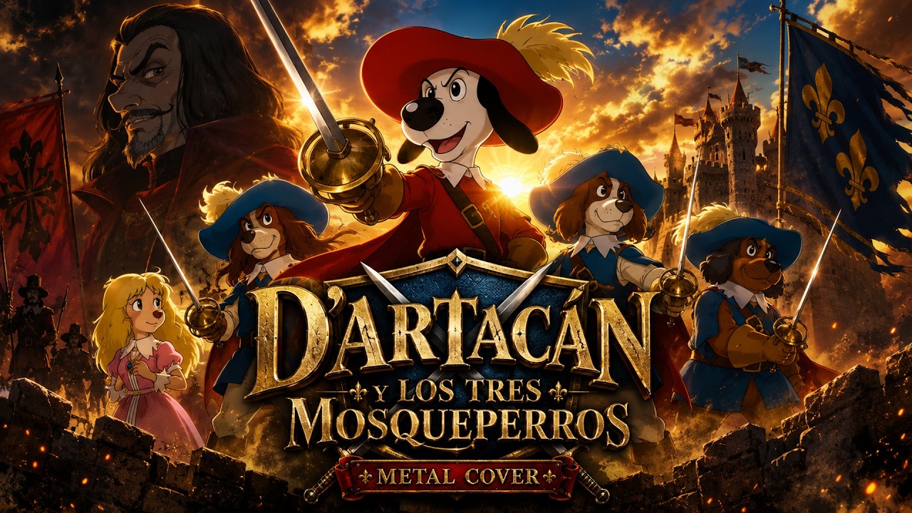 D'Artacán y los Tres Mosqueperros (Metal Cover) | Opening Épico de los 80 en Power Metal