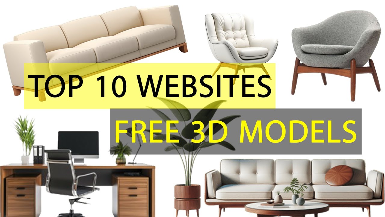 أفضل 10 مواقع لتحميل موديلات 3D مجانية