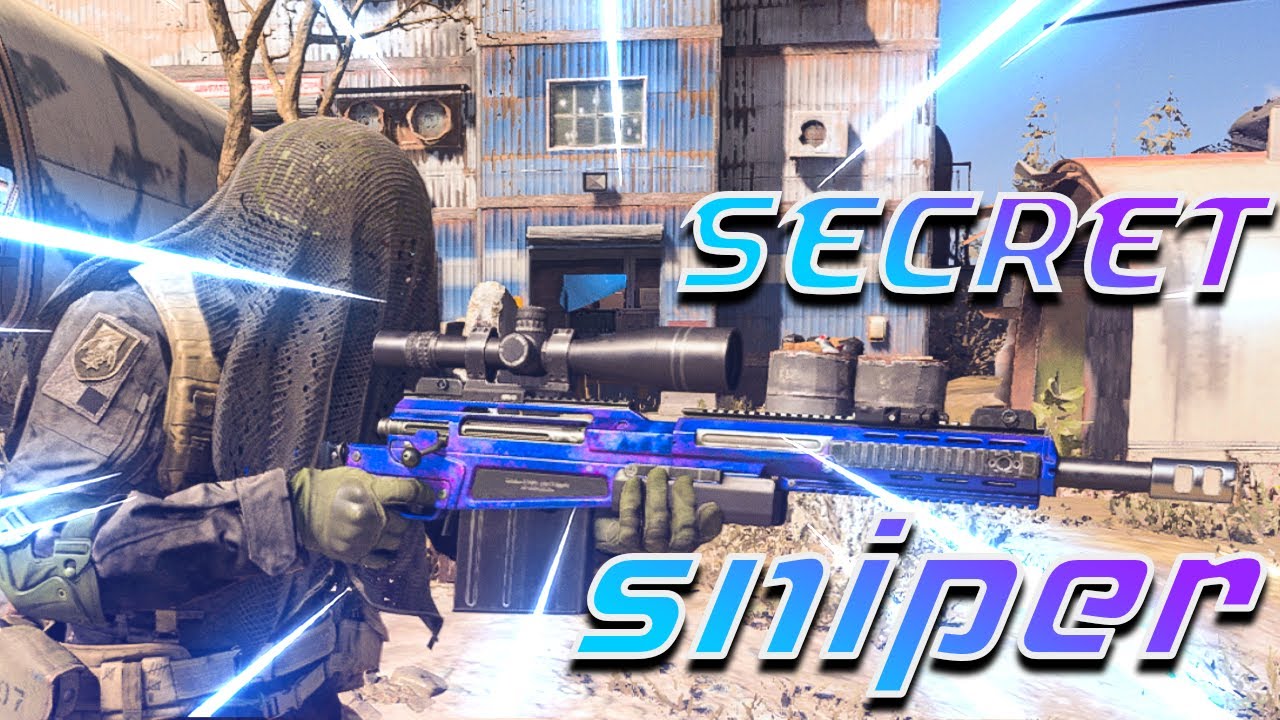 SECRET AX50 BLUEPRINT on Modern Warfare.. (Lonely Lagoon)